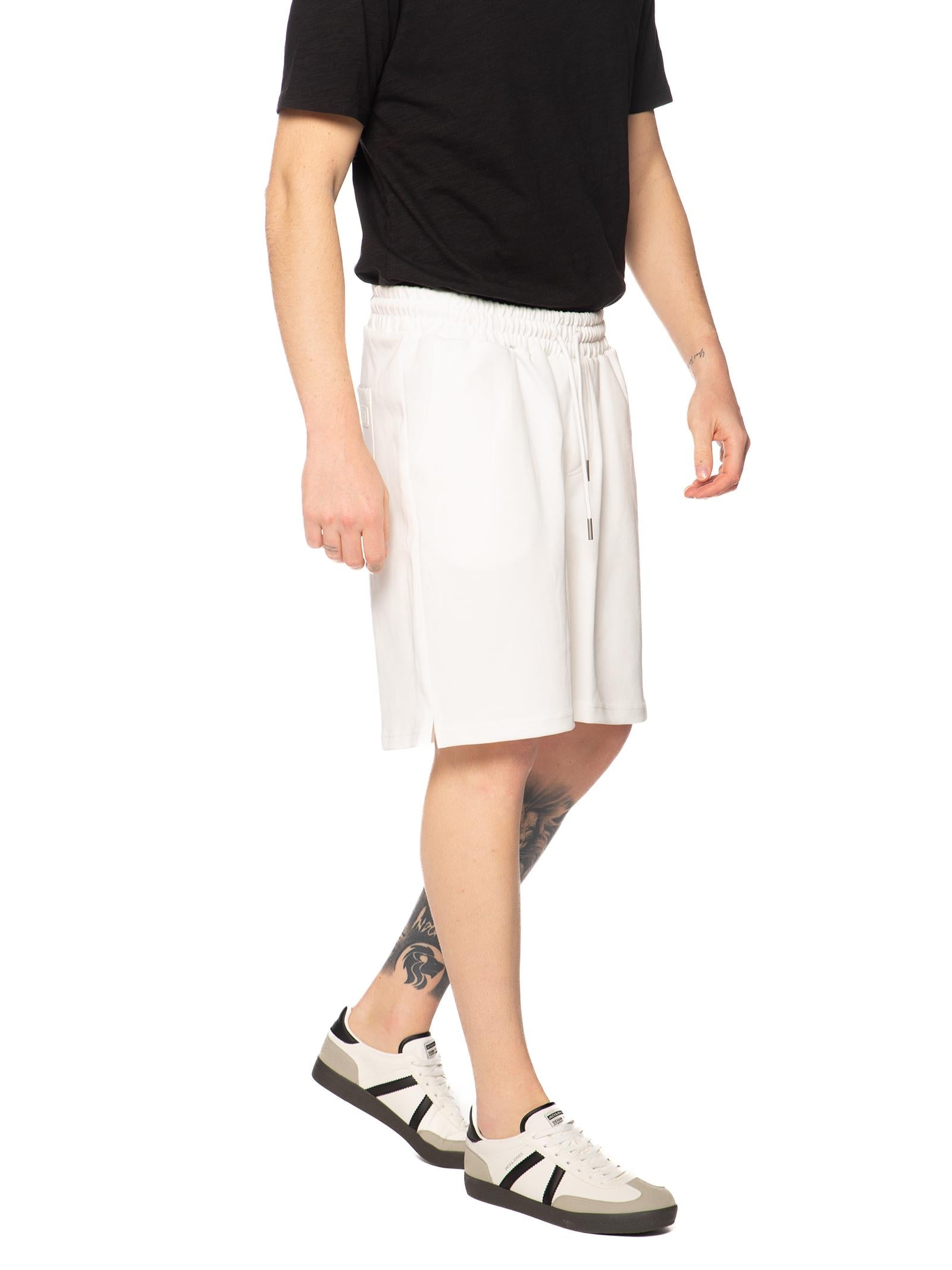 Bermuda Gianni Lupo Bianco basic in felpa GL2127F BIANCO GIANNI LUPO 