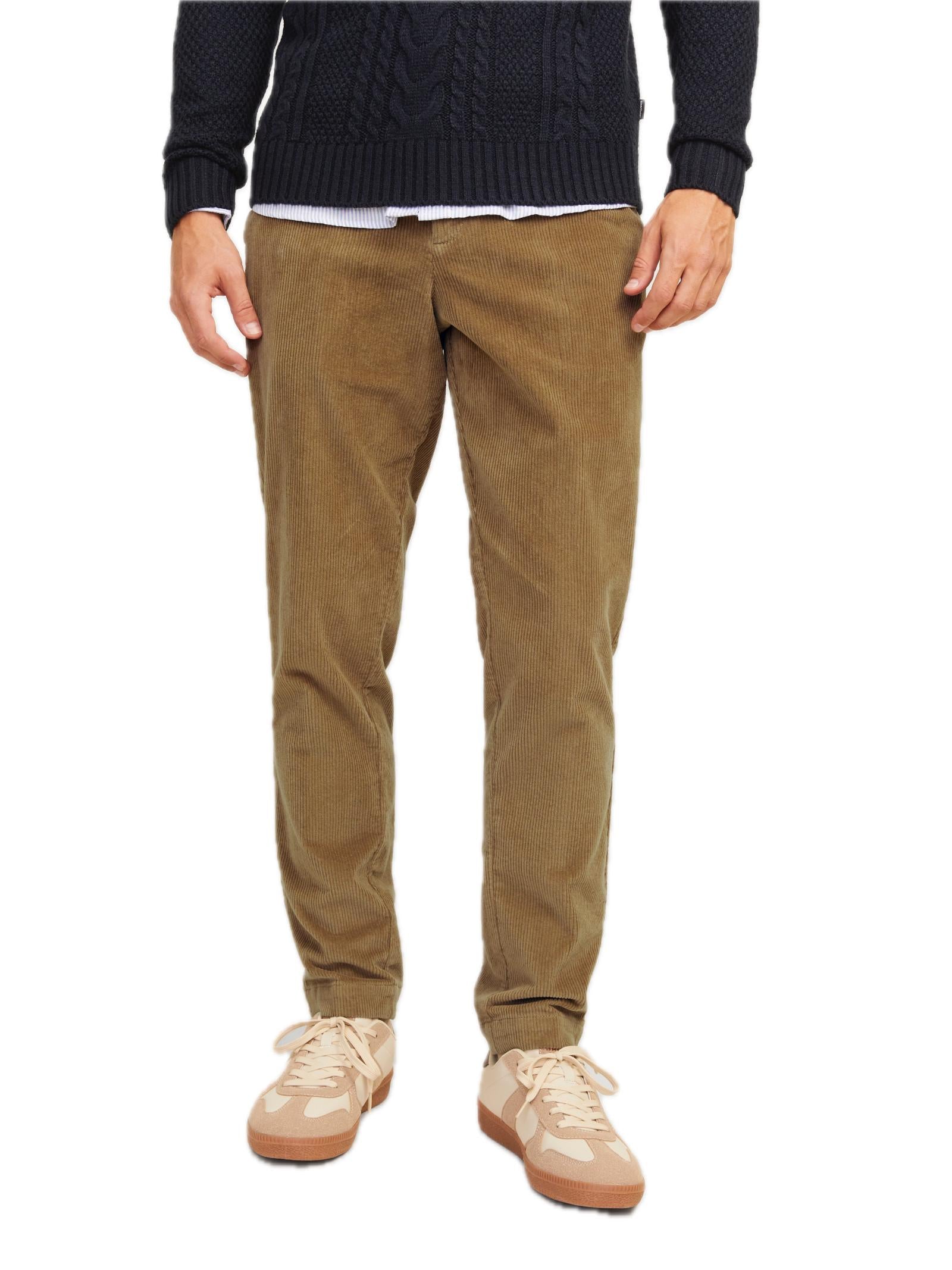 Chino Jack & Jones Stace Cammello in velluto 12260910 /Elmwood JACK & JONES 
