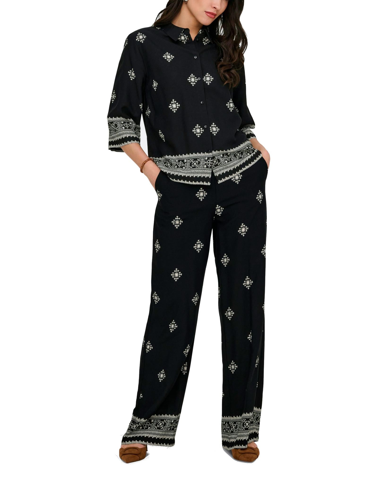 Camicia JDY Maggie Nero fantasia 15351590 /Black JDY 