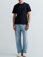 T-shirt Replay Bianco Blu logo frontale M3098 067 REPLAY 