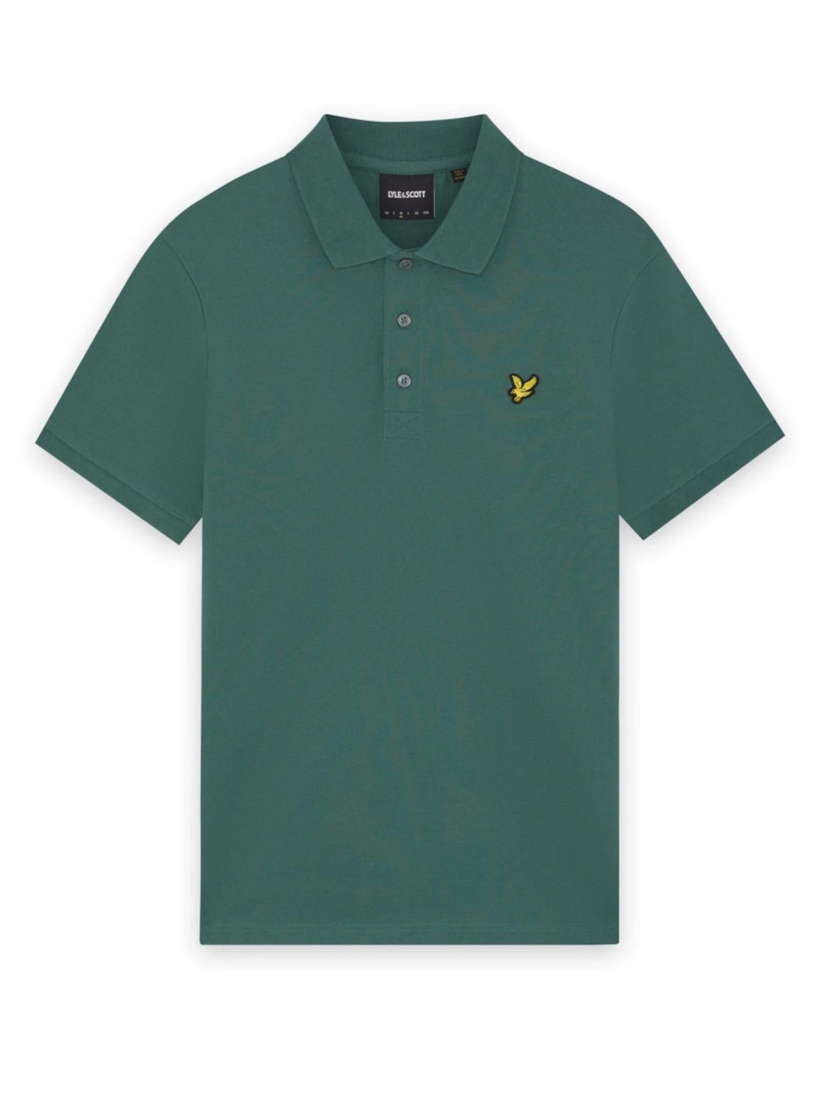Polo Lyle & Scott Verde colletto logo SP400VOG EVERGLADE LYLE & SCOTT 