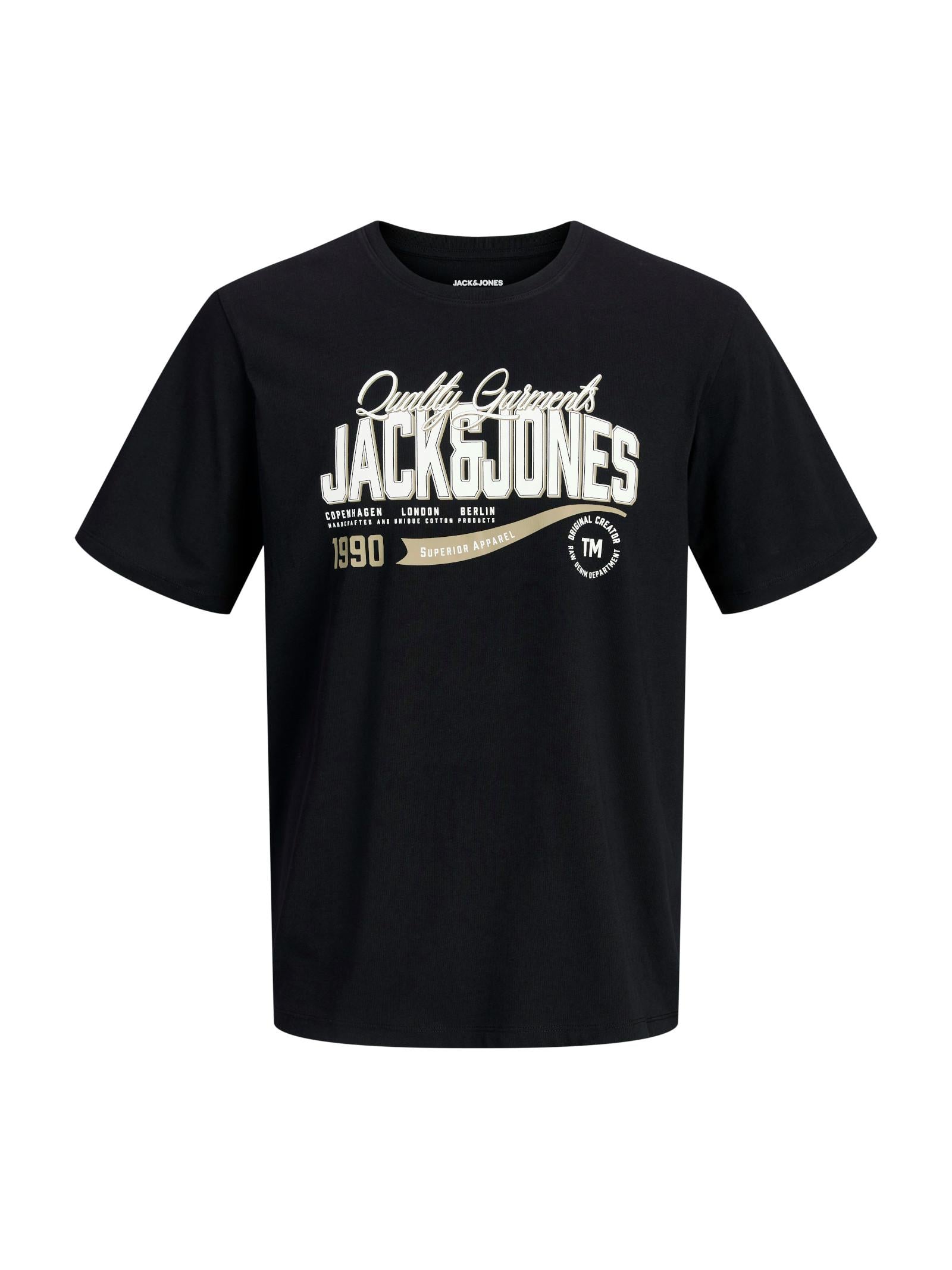 T-shirt Jack & Jones Logo Nero 12299017 /Black JACK & JONES 