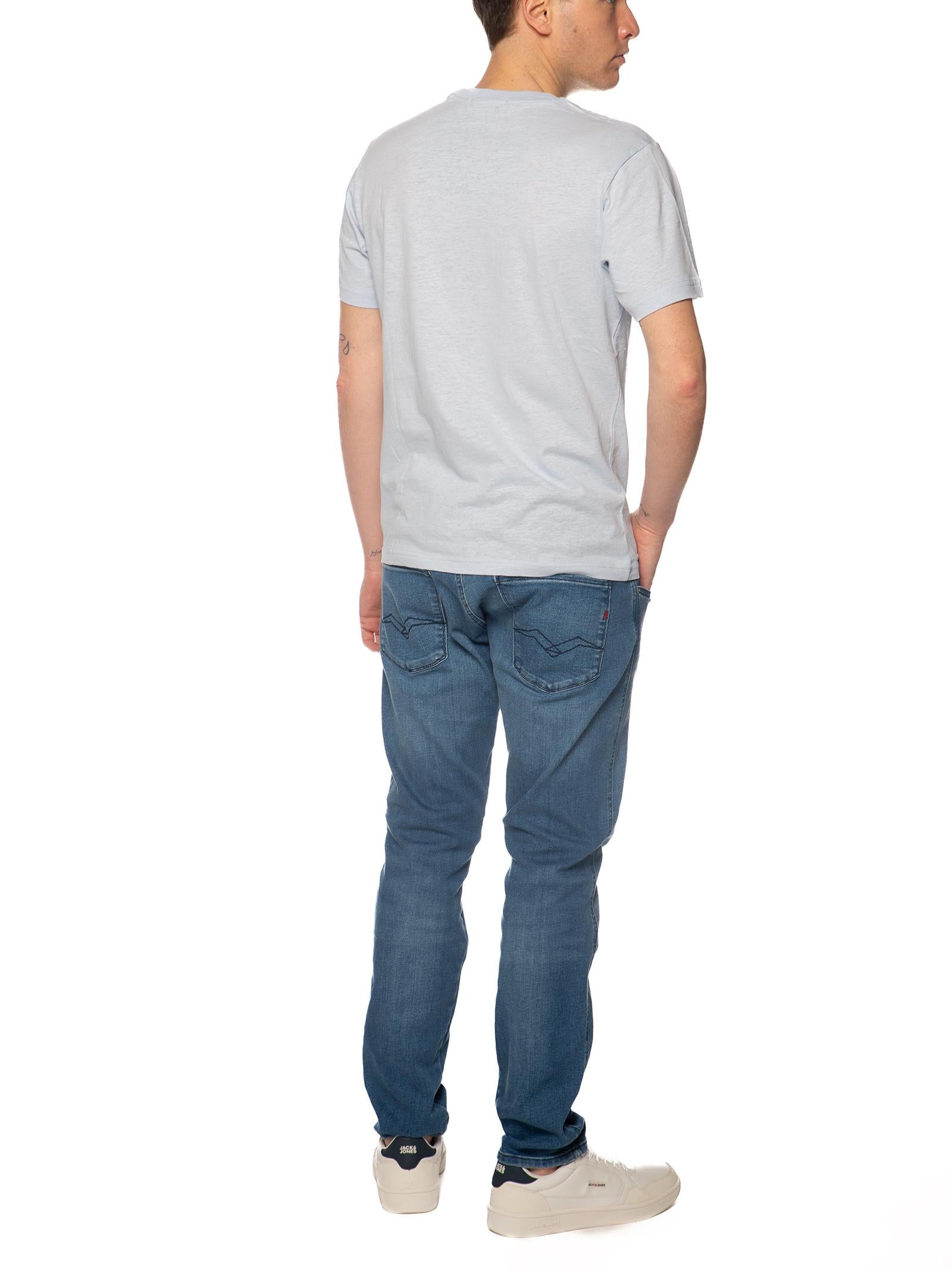 T-shirt Replay Celeste in misto lino M3415 583 REPLAY 