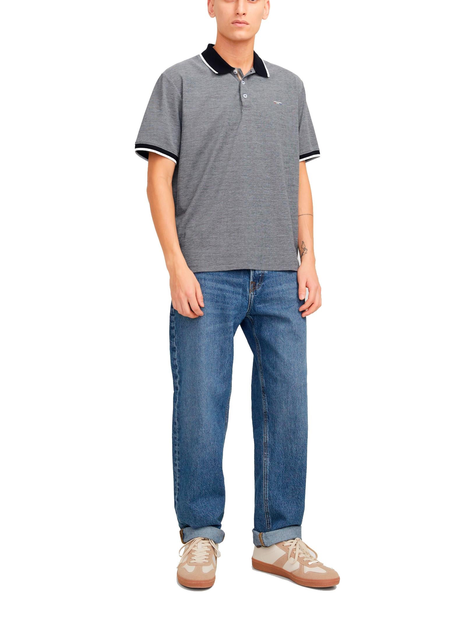Polo Jack & Jones Alves Blu 12274681 /Maritime Blue JACK & JONES 