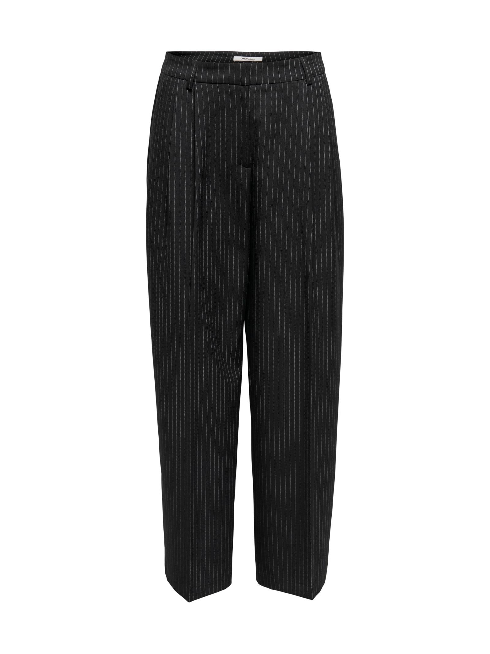 Pantalone Only Reina Nero a righe 15349616 /Black ONLY 
