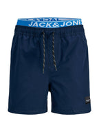 Costume Jack & Jones Maui Arancio da bambino con fascia elasticizzata 12273848 /Navy Blazer JACK & JONES JUNIOR 