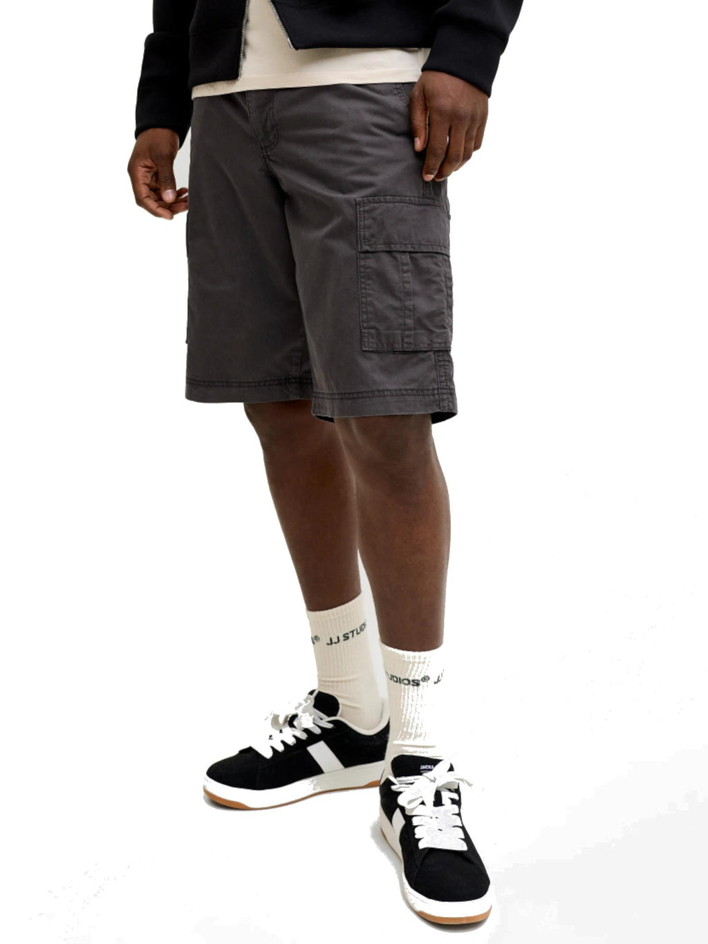 Bermuda Jack & Jones Cole Matty Antracite cargo 12292263 /Asphalt JACK & JONES 