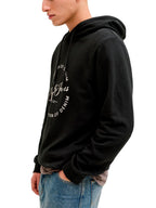 Felpa Jack & Jones Nero Grayson con stampa 12288378 /Black JACK & JONES 