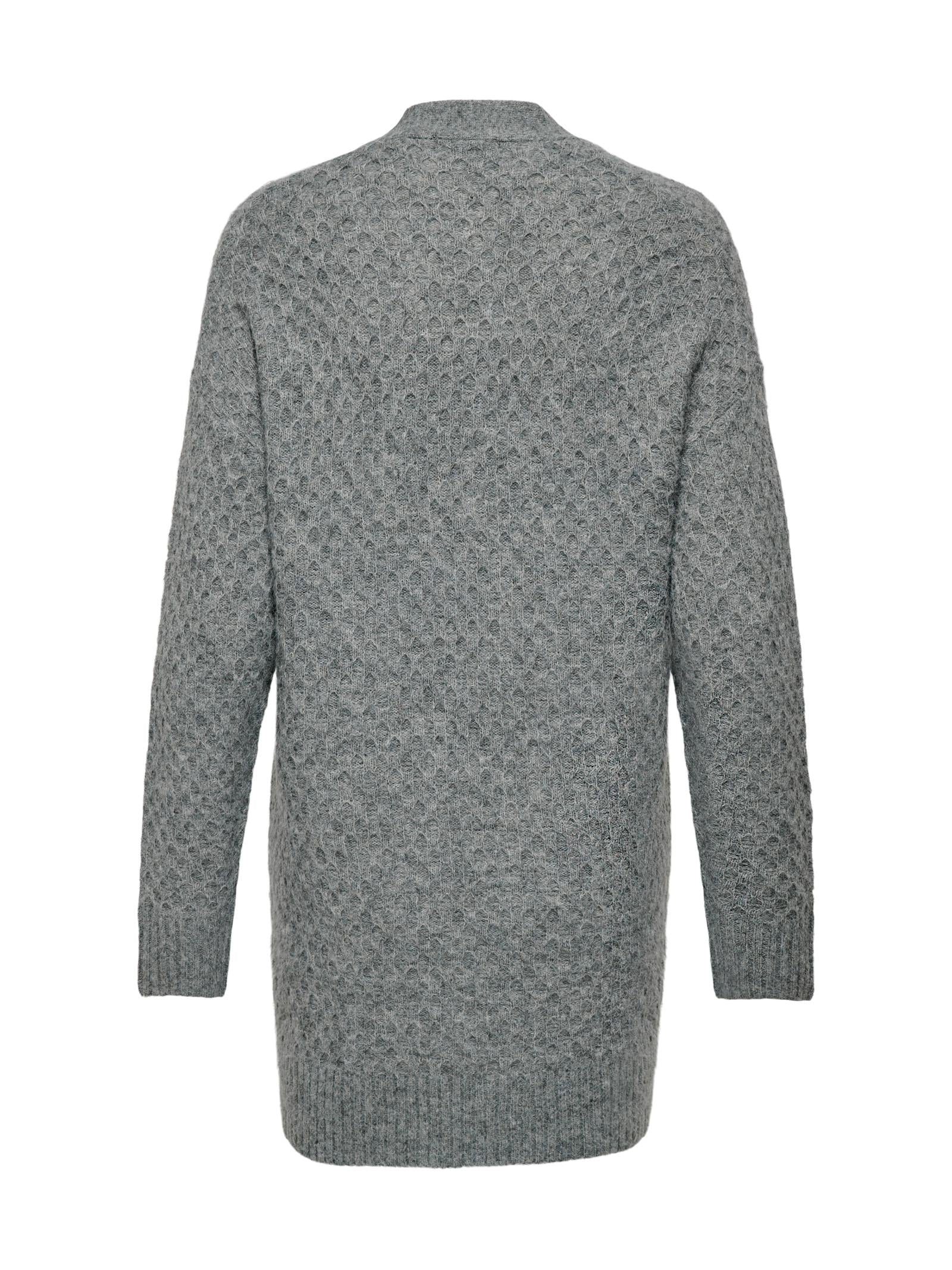 Cardigan Jacqueline De Yong Bigum Grigio lungo 15328358 /Medium Grey Melange JDY 
