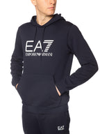 Felpa Emporio Armani Blu con cappuccio 7M001413 UB102 EA7 