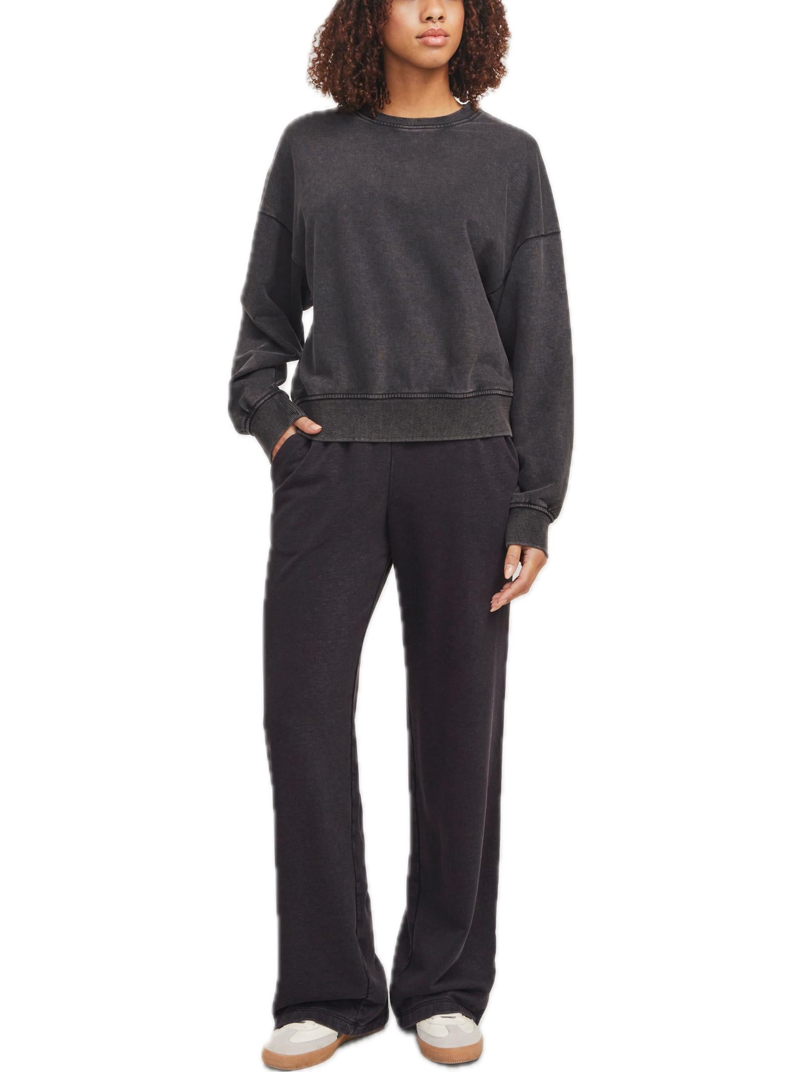 Pantalone JJXX Nero Alfa in felpa 12272415 /Black JJXX 