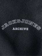 Pantalone Jack & Jones Gordon Nero con polsini 12289724 /Black JACK & JONES 