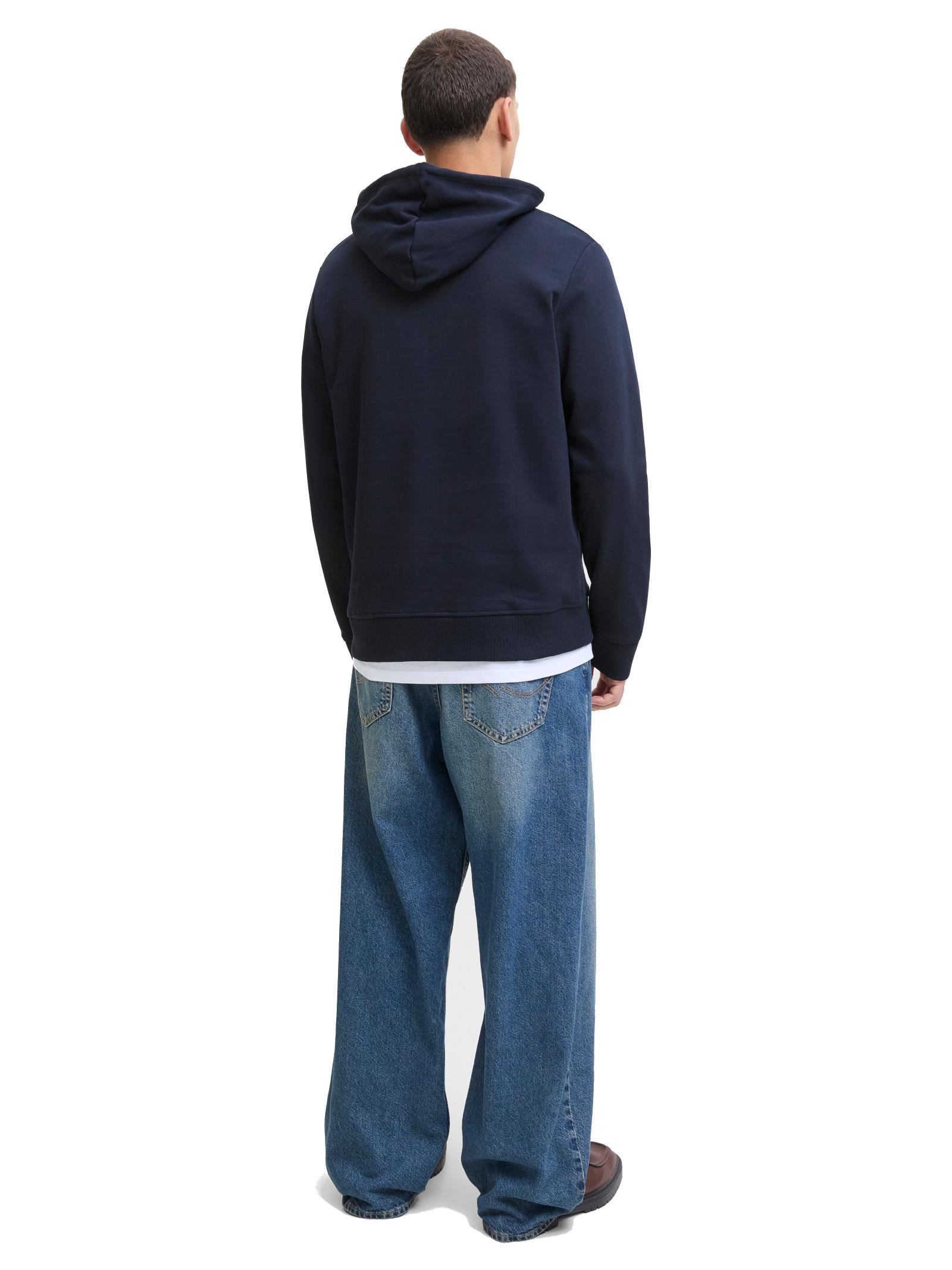 Felpa Jack & Jones Urban Blu cappuccio 12279115 /Sky Captain JACK & JONES 