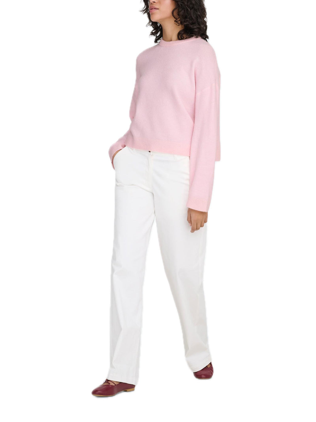 Maglia Only Simoni Rosa basic 15368976 /Potpourri ONLY 