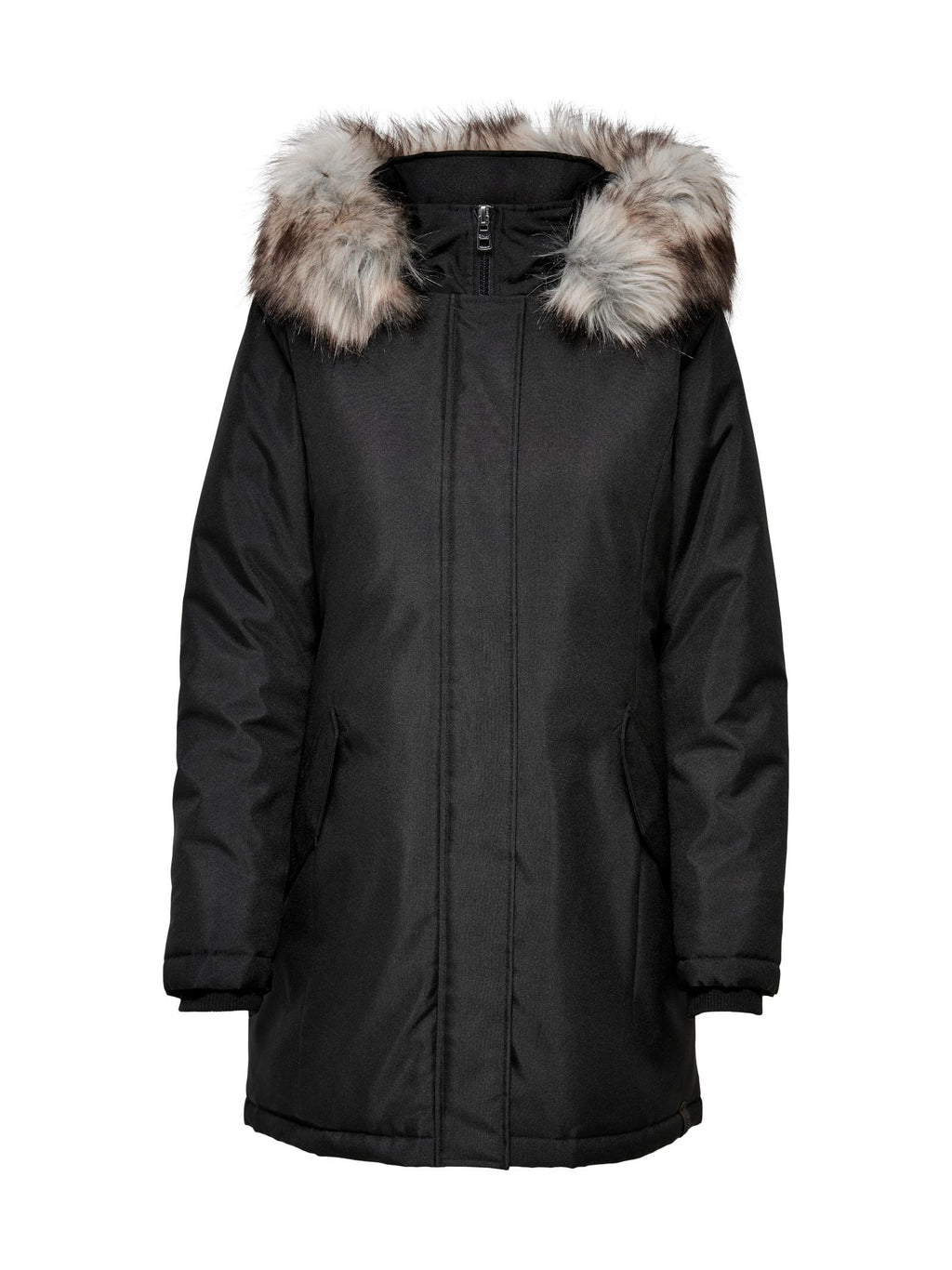 Parka Only Fresh Nero lungo con pelo 15322840 /Black ONLY 