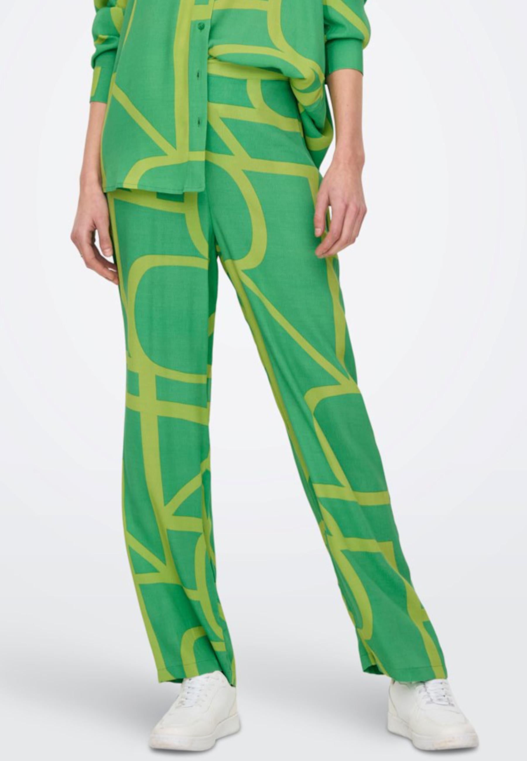Pantalone Only Verde palazzo