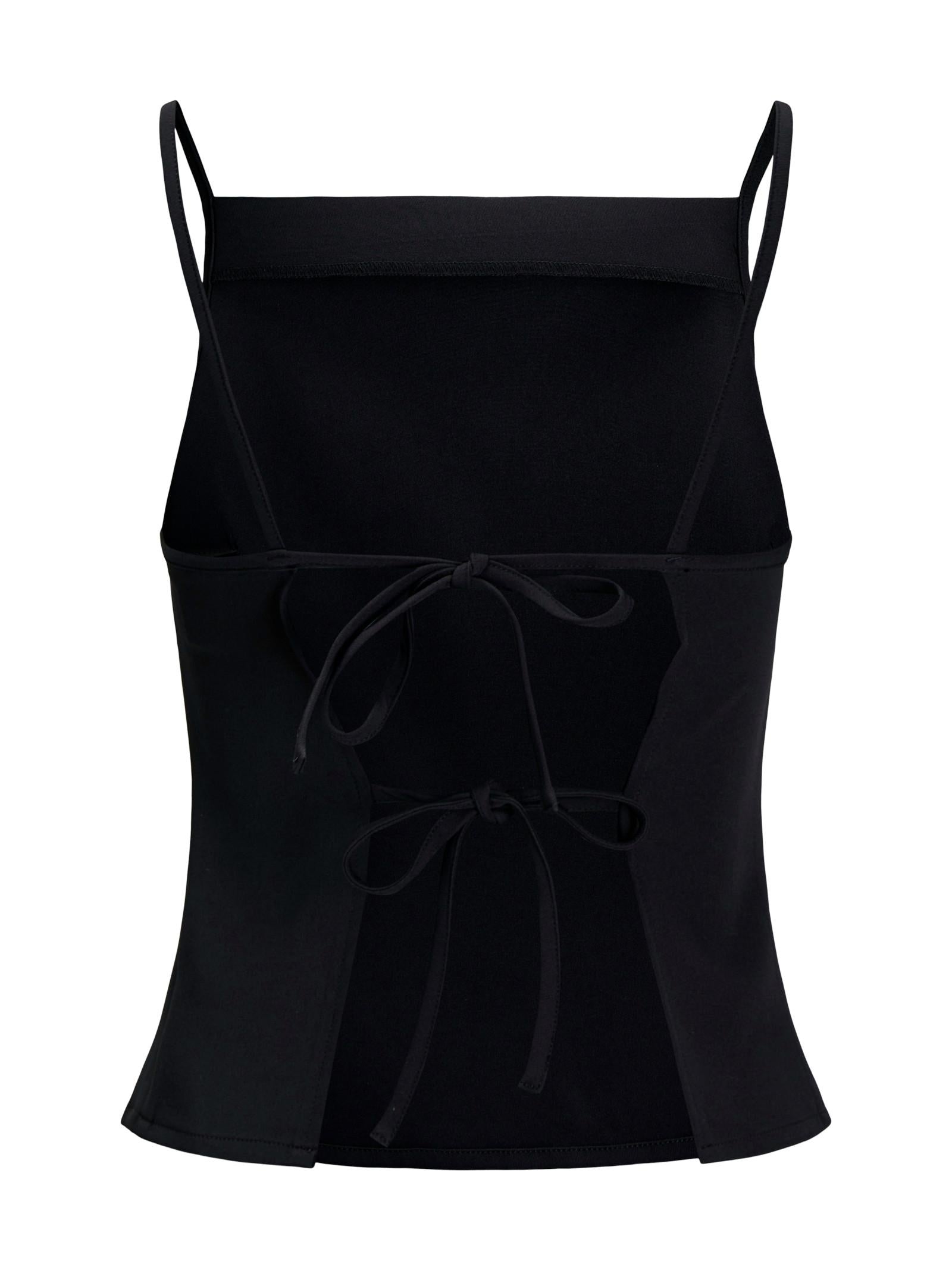 Top JJXX Sofia Nero con scollo quadrato 12270976 /Black JJXX 