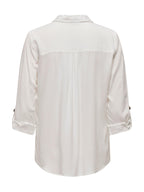 Camicia Only Yasmin Bianco con scollo a V 15281677 /Snow White ONLY 