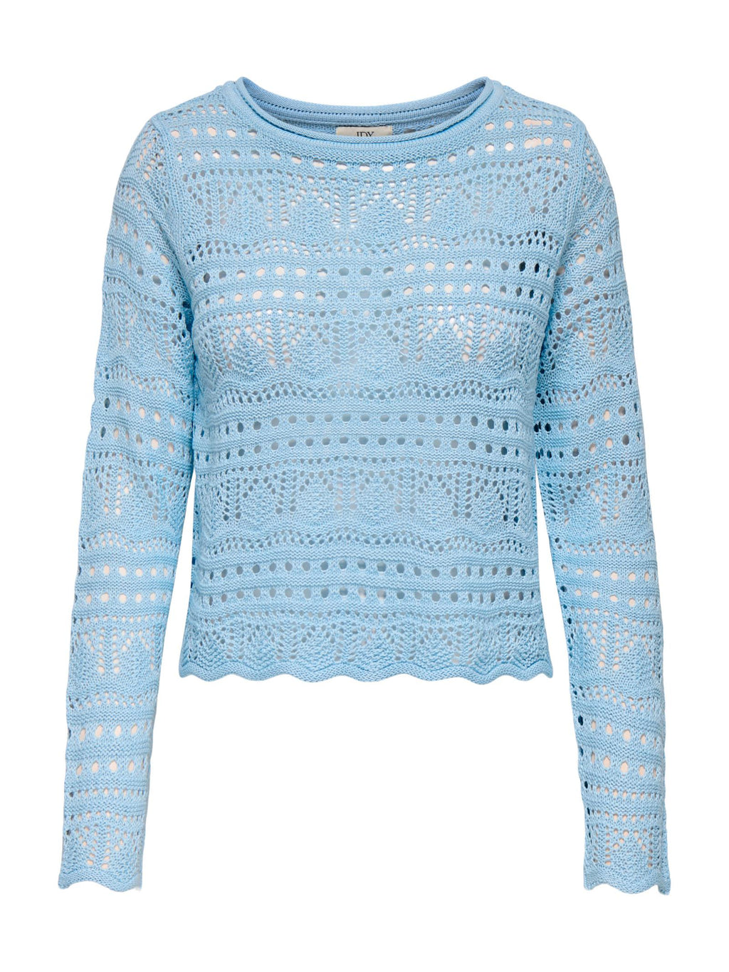 Maglia JDY Celeste Sun scollo a barca 15287384 /Cashmere Blue JDY 