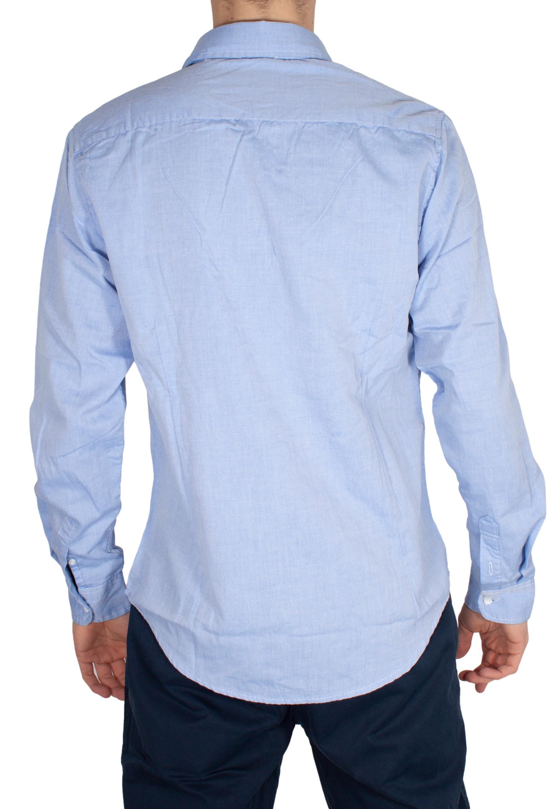 Camicia Landek Park Celeste manica lunga