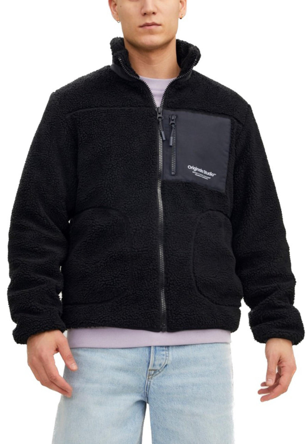 Giubbotto Jack & Jones Nero Orsetto