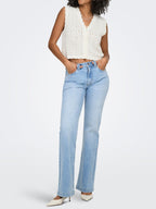 Cardigan Only Bianco Irina scollo a V 15363681 /Cloud Dancer ONLY 