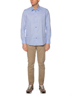 Camicia Seinse Celeste microfantasia CE1090 CELESTE SEINSE 