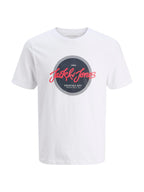 T-shirt Jack & Jones Urban Bianco con stampa 12279114 /White JACK & JONES 