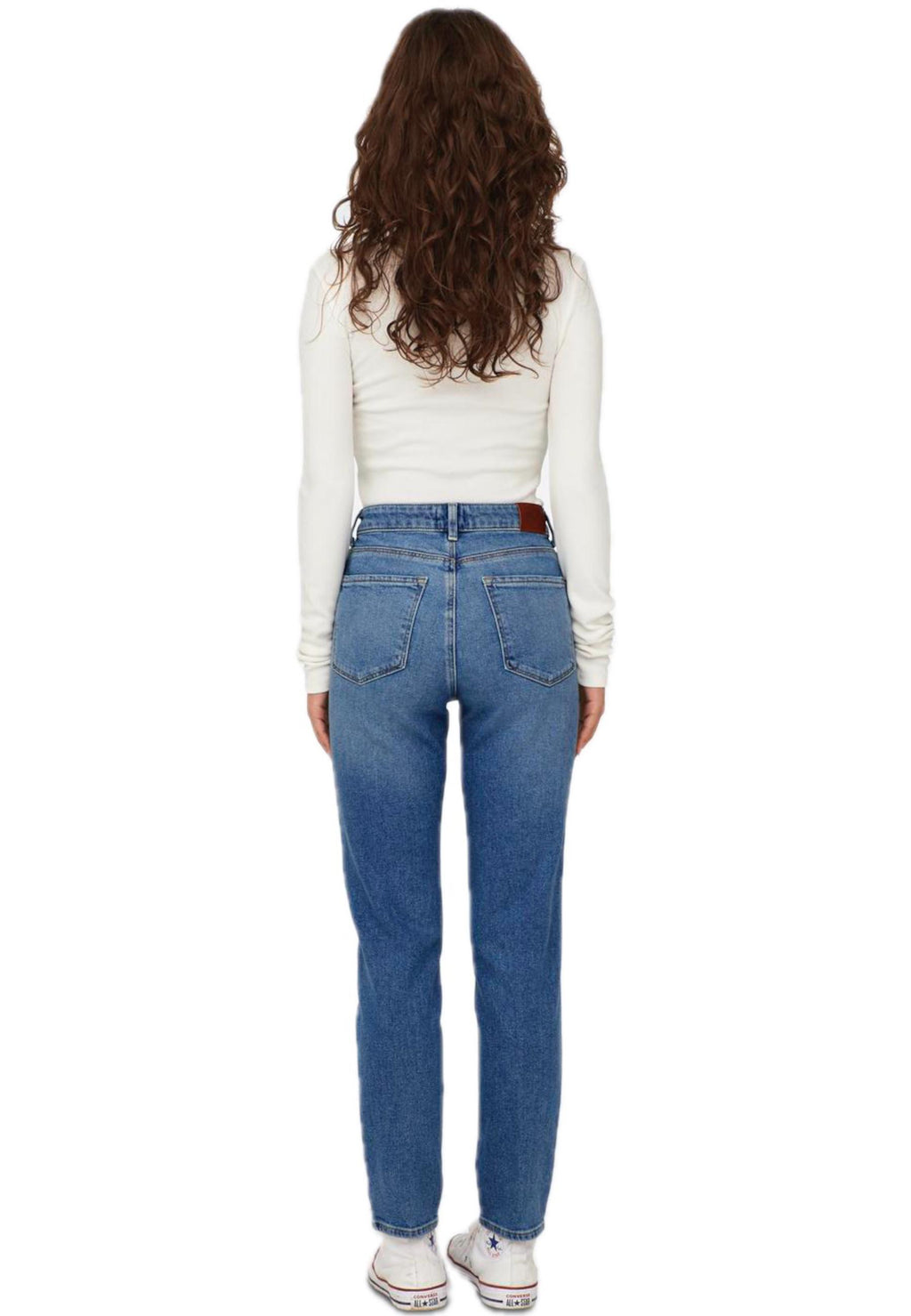 Jeans Only Medium Blue Denim Emili gamba dritta<BR/><BR/><BR/><BR/><BR/><BR/><BR/><BR/><BR/><BR/> 15283925 /Medium Blue Denim ONLY 