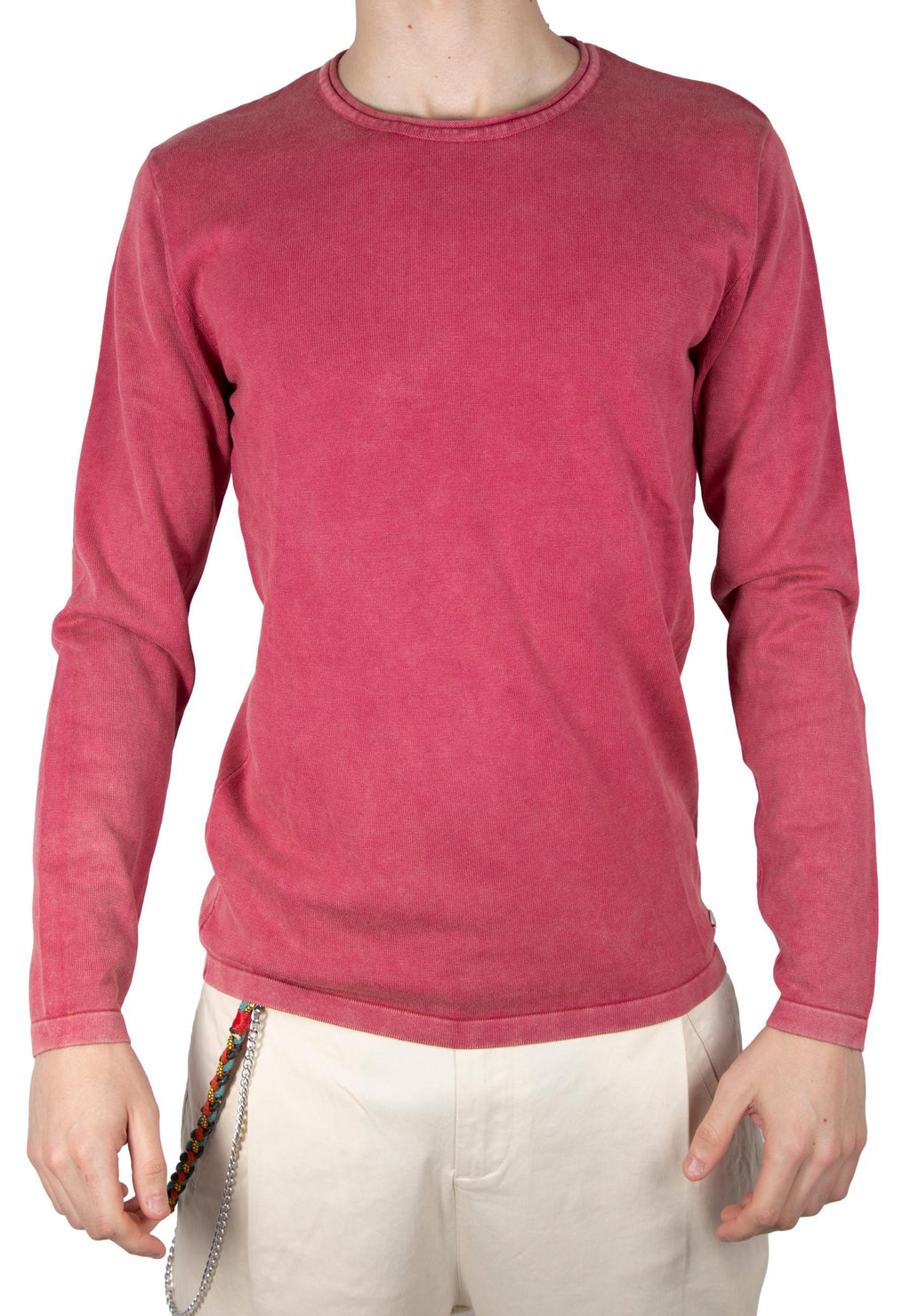 Maglia Gianni Lupo cotone Magenta GL33723S24 MAGENTA GIANNI LUPO 