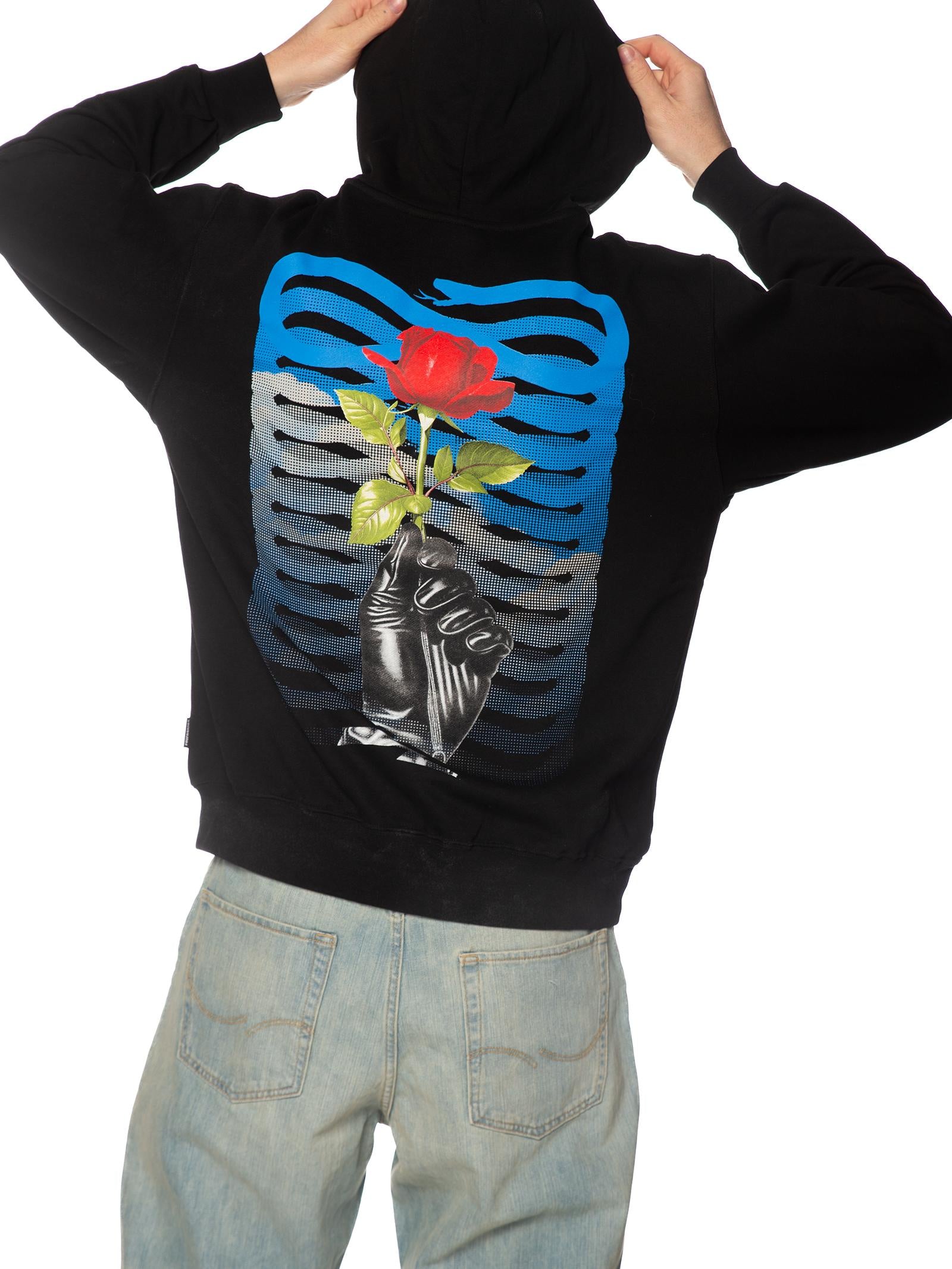 Felpa Propaganda Nero Ribs gentlemen FE552 NERO PROPAGANDA 