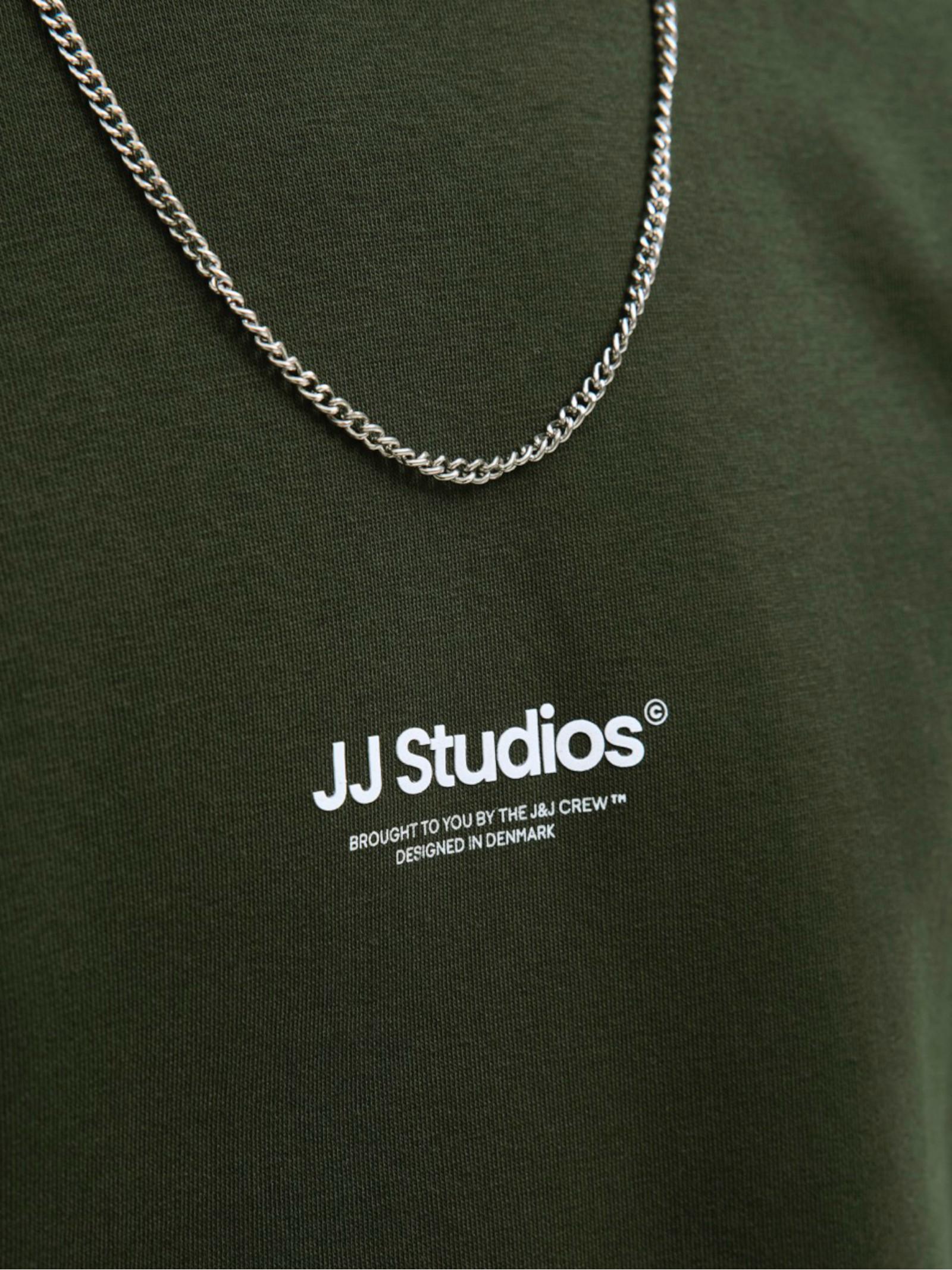 Felpa Jack & Jones Soho Verde girocollo 12278791 /Duffel Bag JACK & JONES 