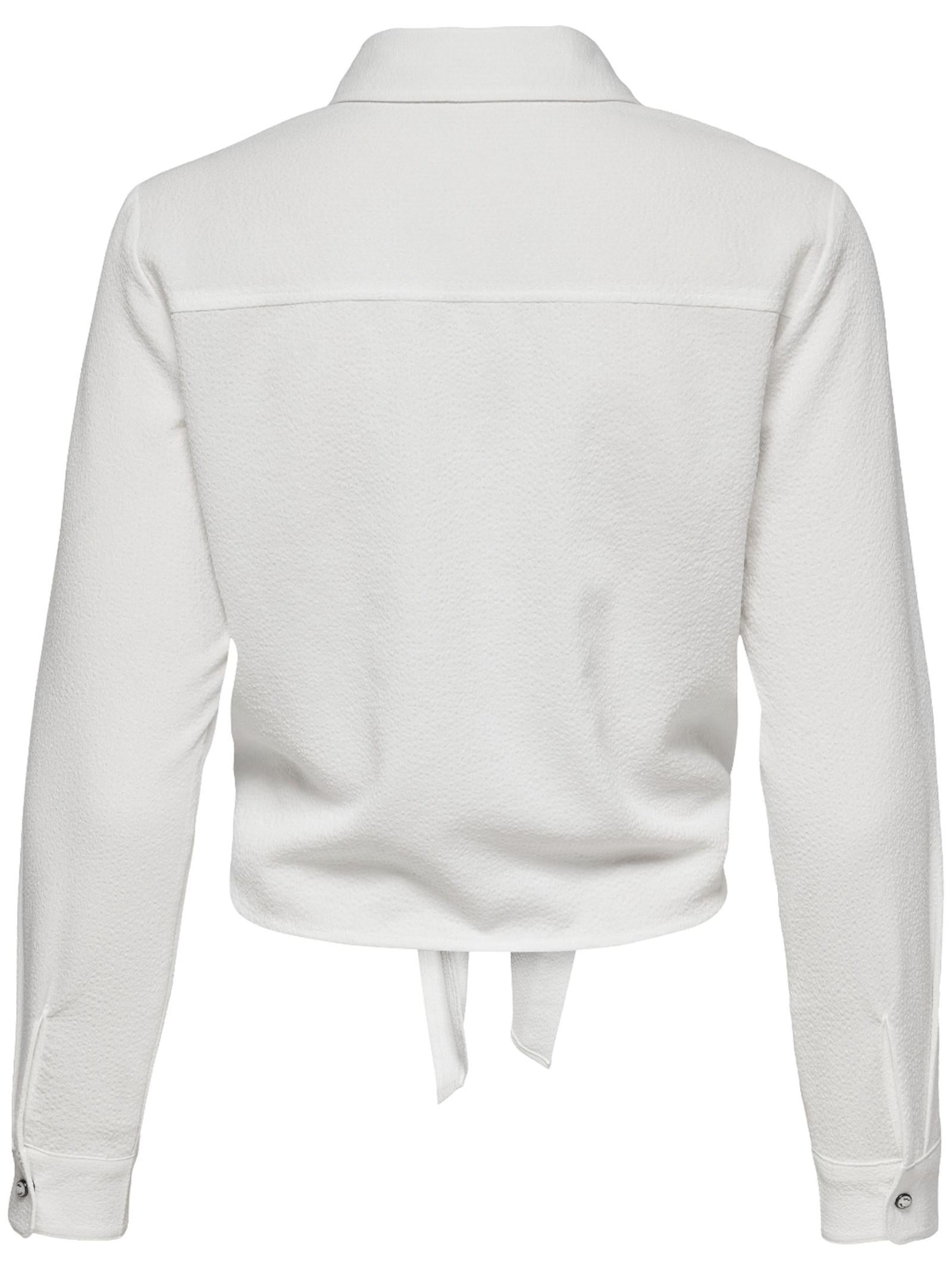 Camicia Only Bianco Lece annodata 15195910 /Cloud Dancer ONLY 