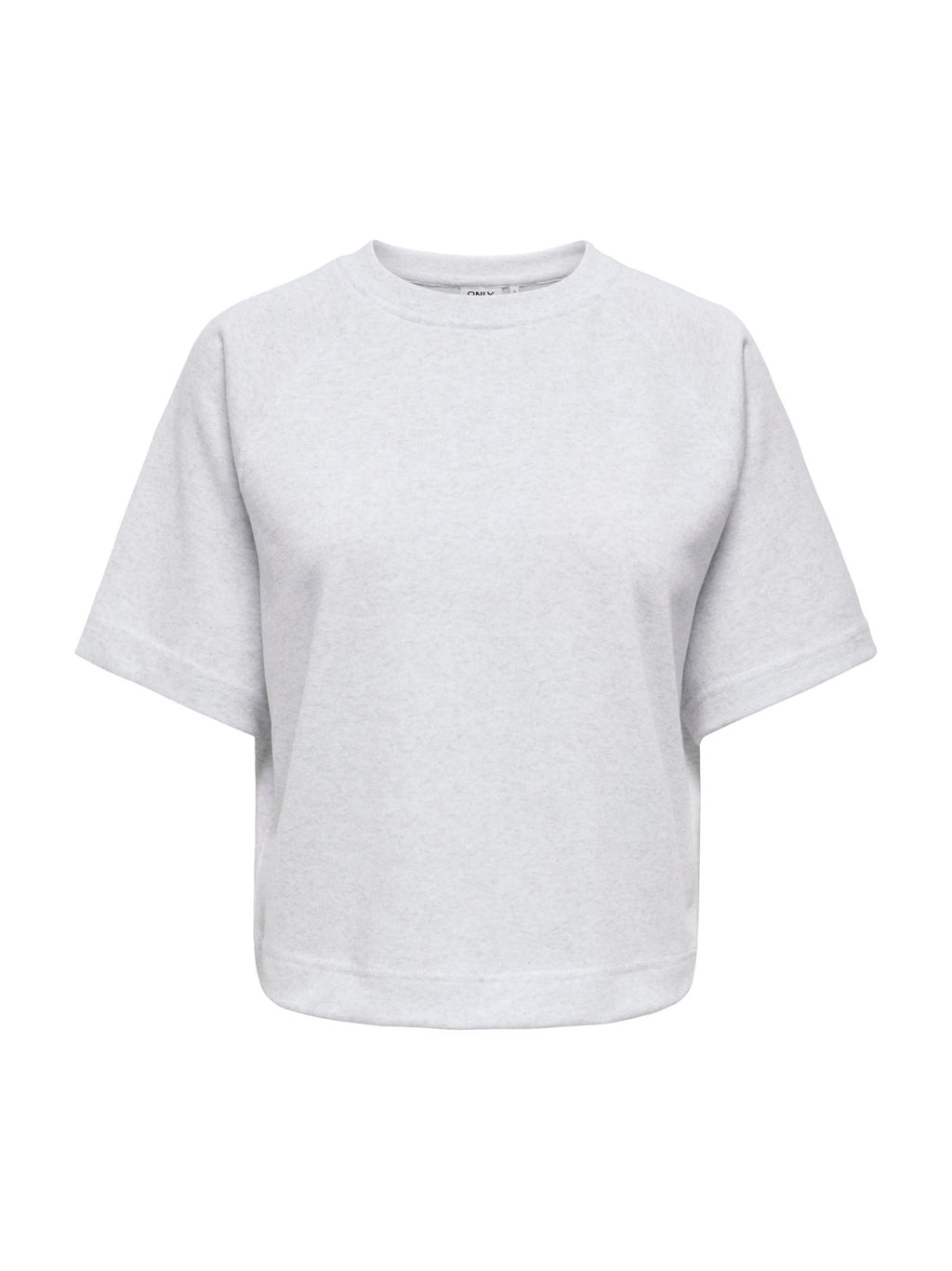 T-shirt Only Ofelia Grigio in tessuto felpato 15377588 /Light Grey Melange ONLY 