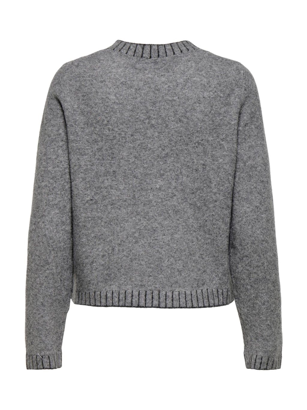 Maglia Only Fina Grigio girocollo 15350496 /Medium Grey Melange ONLY 