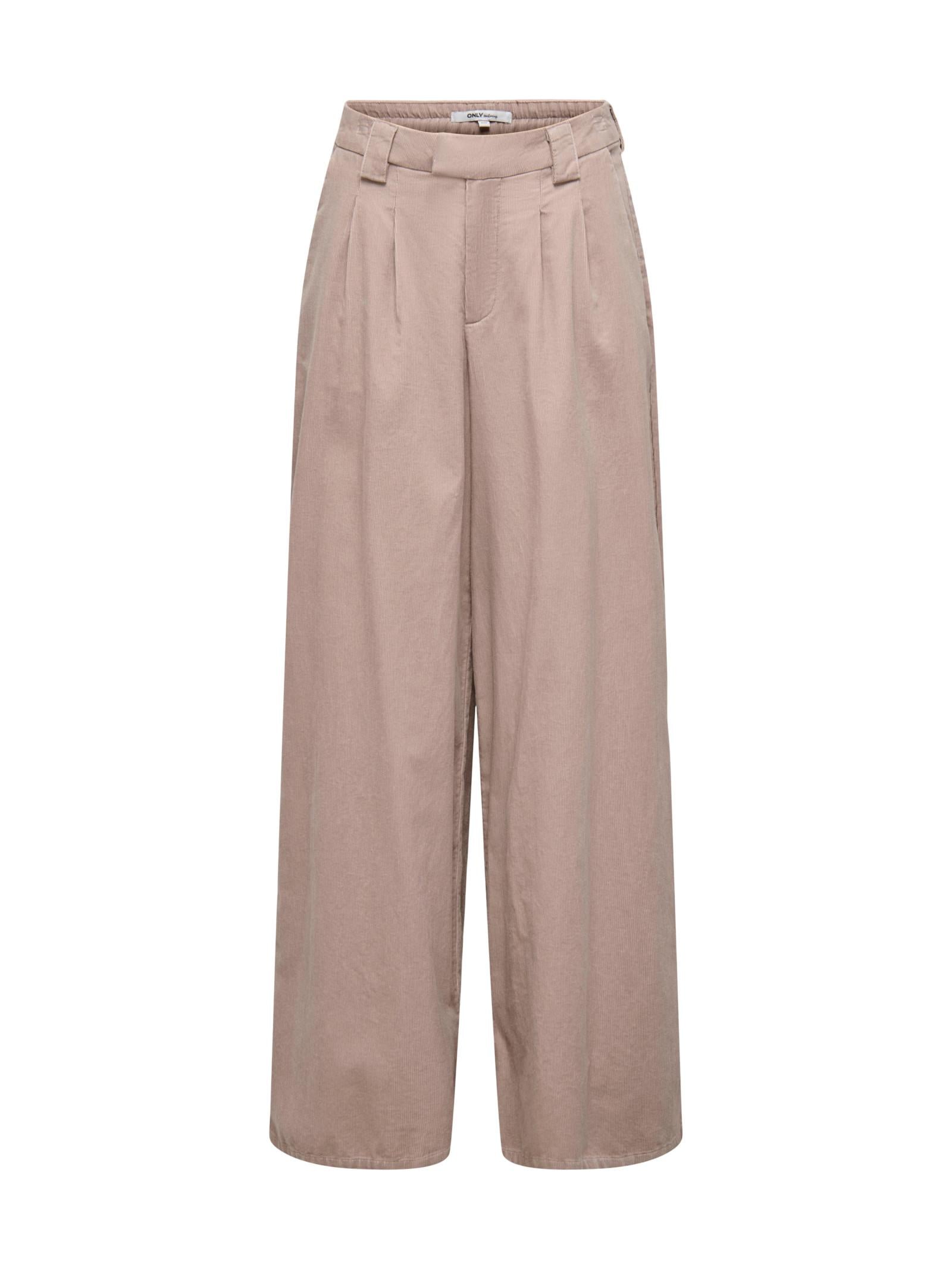 Pantalone Only Vea Beige in velluto a costine 15351309 /String ONLY 