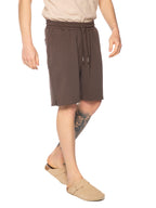 Bermuda Gianni Lupo Marrone basic in felpa GL2127F COFFEE GIANNI LUPO 