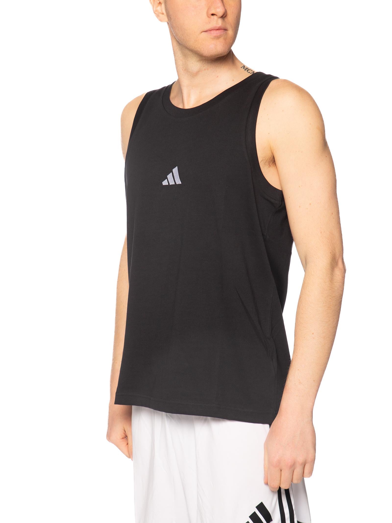 Canotta Adidas Nero logo piccolo JE8986 NERO ADIDAS 