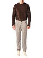 Pantalaccio Block Eleven Beige con coulisse e piences 10BL028 BEIGE BLOCK ELEVEN 