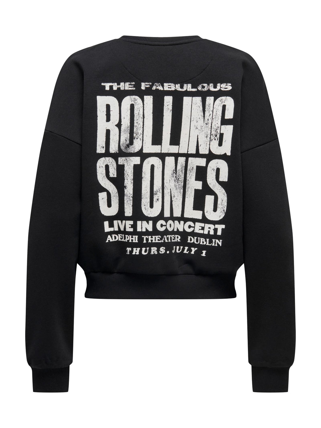 Felpa Only Rolling Stones Nero stampa 15345927 /Black ONLY 