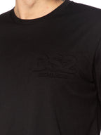 T-shirt DS2 Nero stampa in rilievo SS26205 NERO DS2 