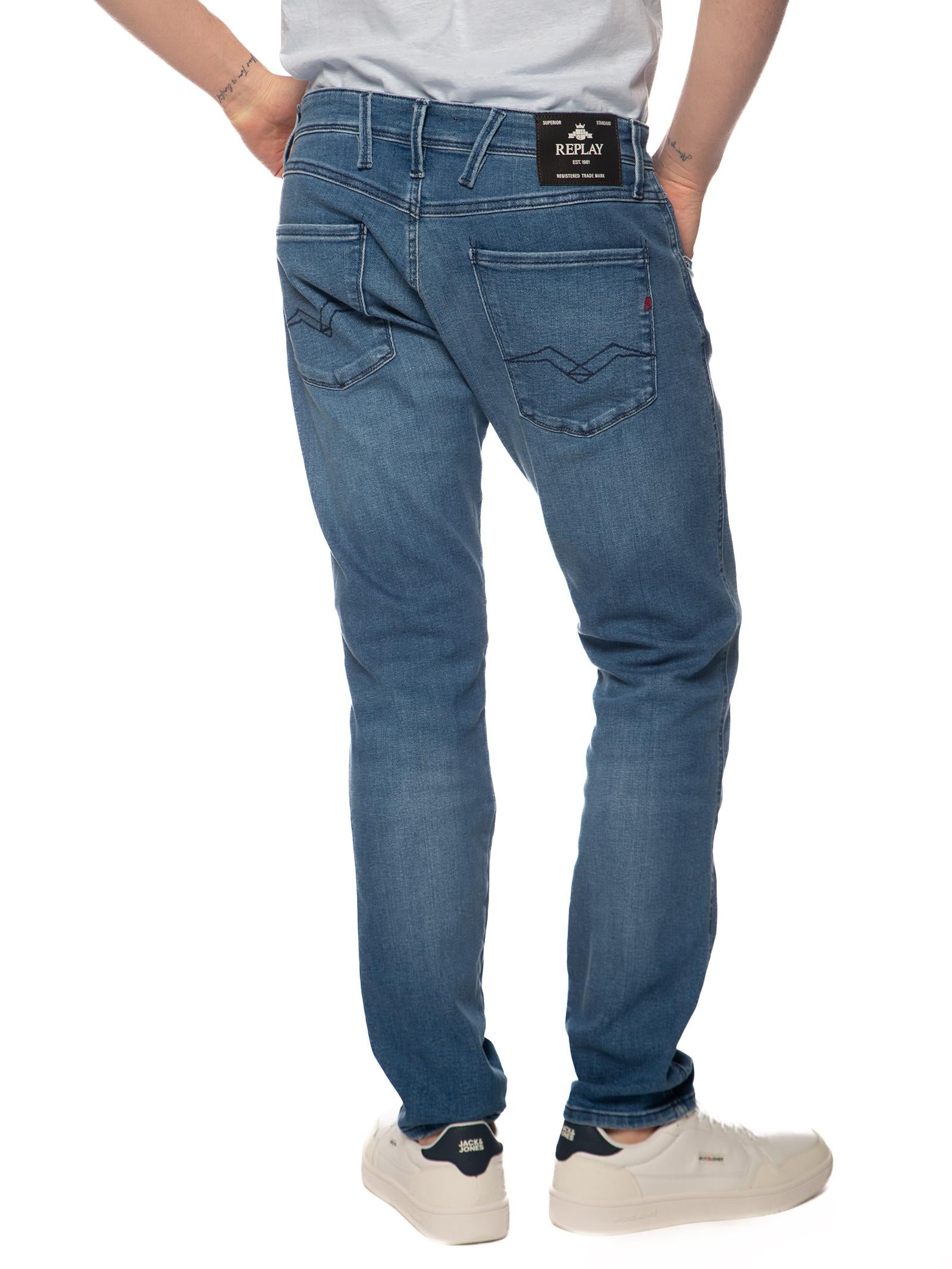 Jeans Replay Willbi Slim Medium Blue Denim M914 261C39009 REPLAY 