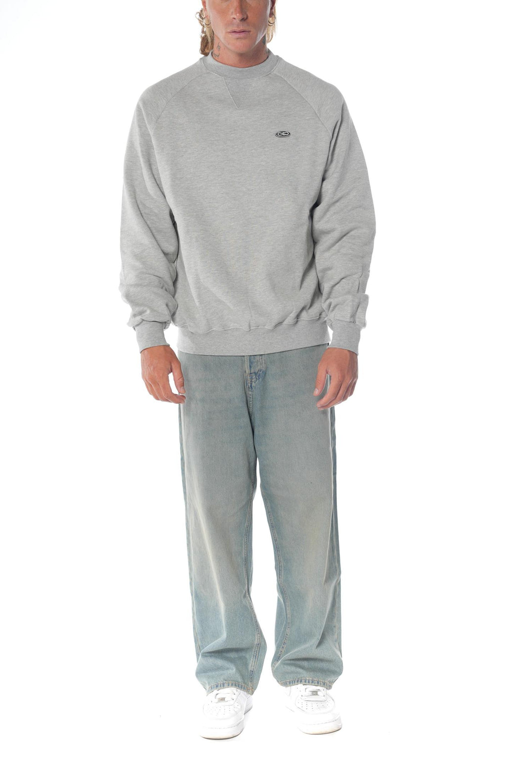 Felpa Propaganda Grigio Logo Atom FE420 GRIGIO PROPAGANDA 