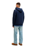 Felpa Jack & Jones Blu Grayson con stampa 12288378 /Navy Blazer JACK & JONES 