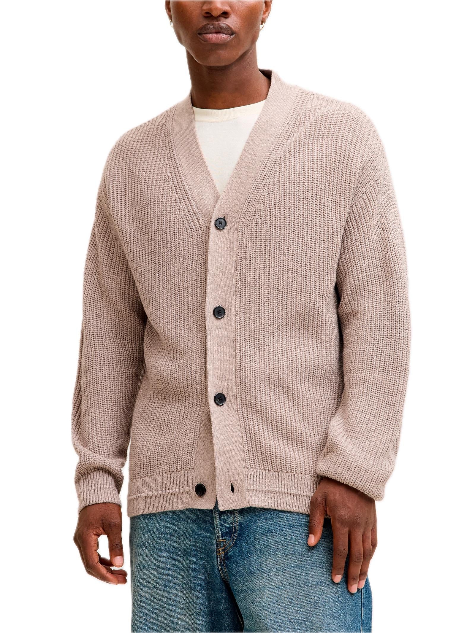Cardigan in maglia Jack & Jones Connor Tortora bottoni 12278960 /Atmosphere JACK & JONES 