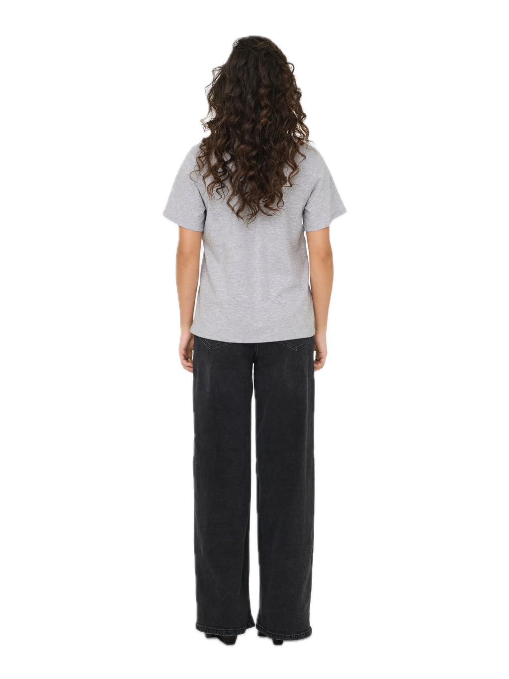 T-shirt JDY Bibbi Grigio con stampa