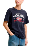 T-shirt Jack & Jones Blu logo 12299017 /Navy Blazer JACK & JONES 