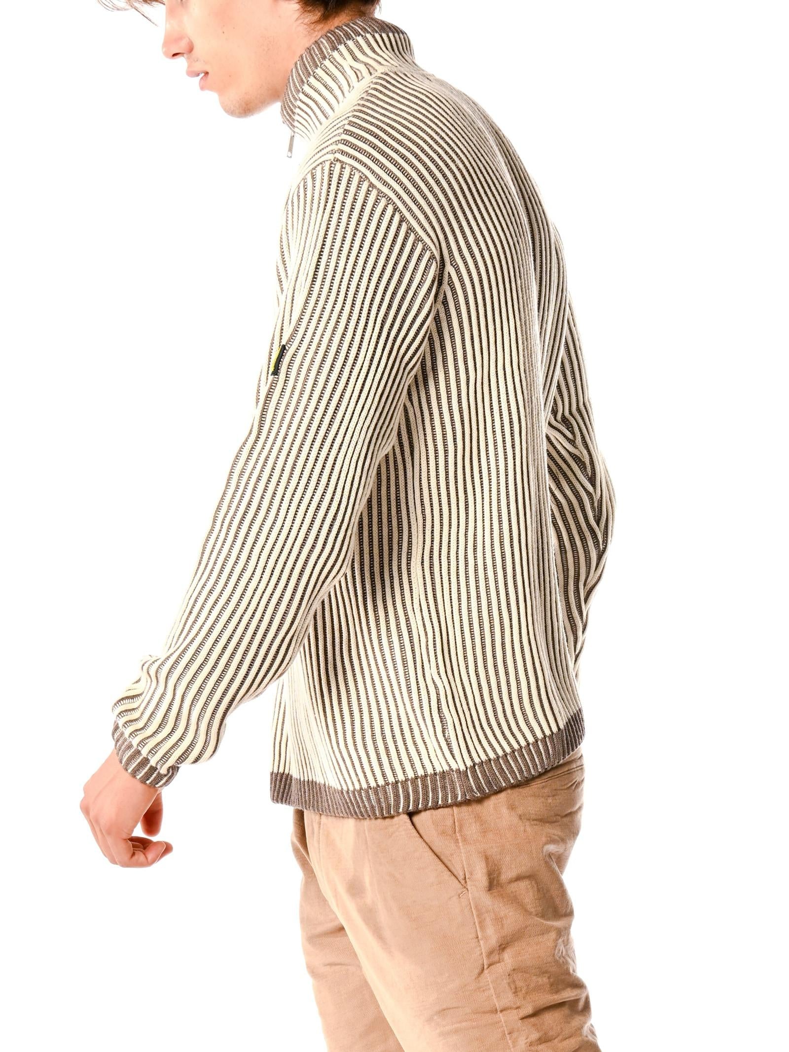 Maglia Gianni Lupo Panna 1/2 zip GL35258 PANNA GIANNI LUPO 