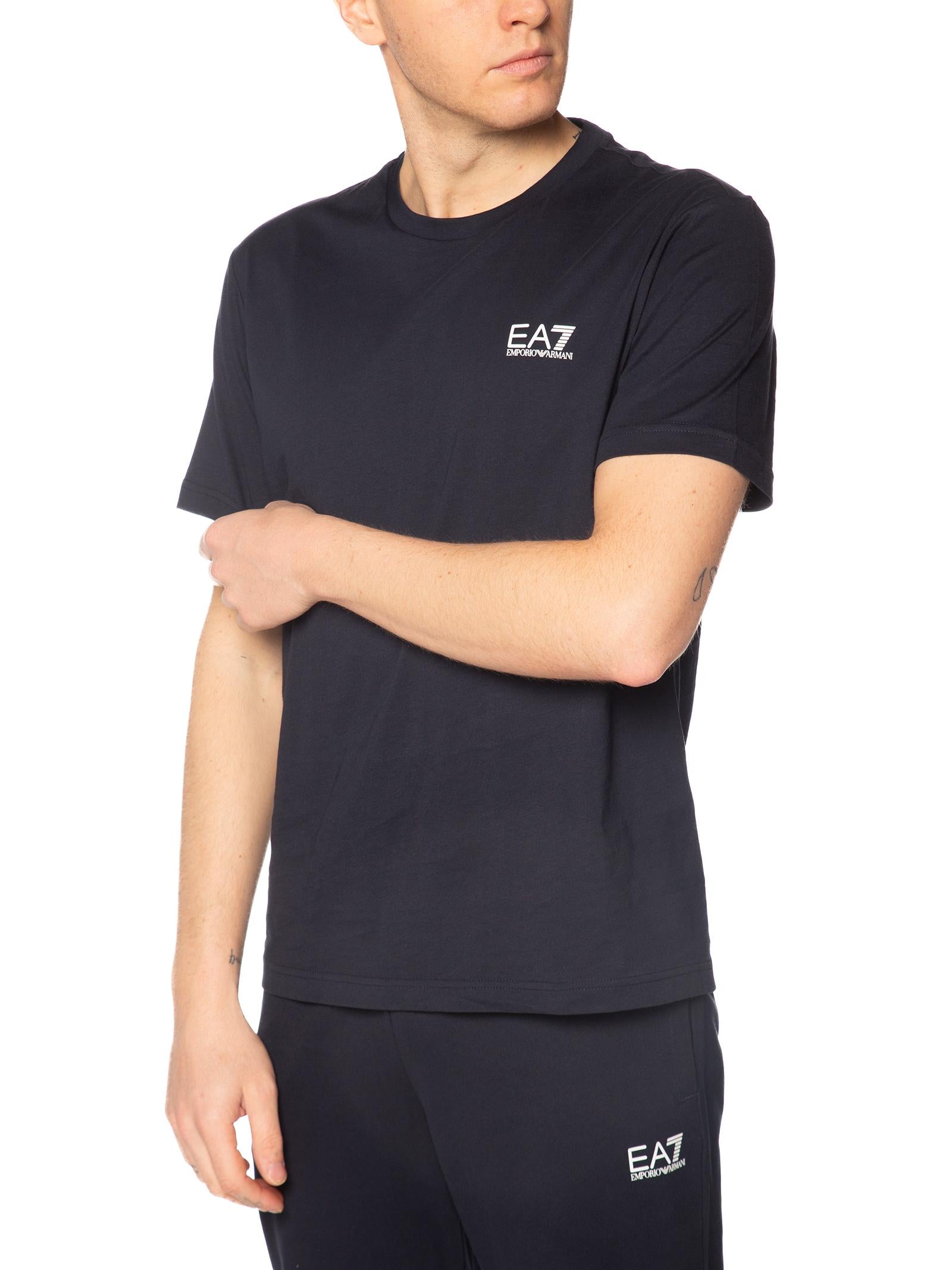 T-shirt Emporio Armani Blu logo piccolo 8NPT25 1562 EA7 