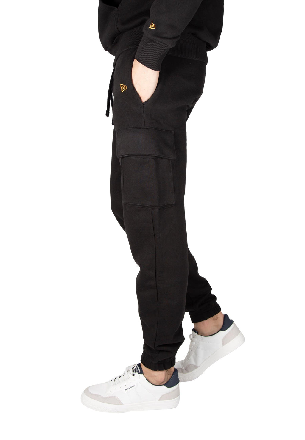 Pantalone New Era Nero in felpa <BR/>